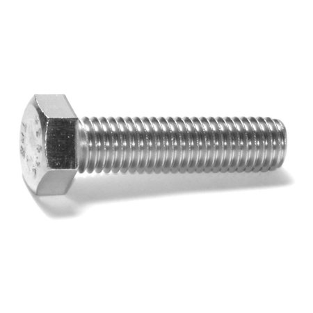 Midwest Fastener 1/2"-13 Hex Head Cap Screw, 18-8 Stainless Steel, 2 in L, 4 PK 78722